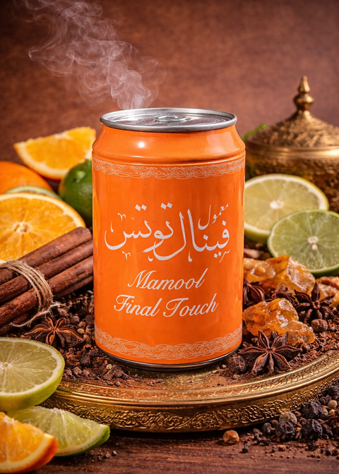 Final Touch CAN Arabian Mamool – Citrus, Clove & Black Musk Incense | Premium UAE Bukhoor