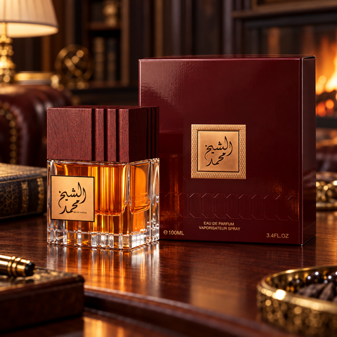 Sheikh Muhammad Unisex Arabian Perfume – Oud, Saffron, Amber & Leather