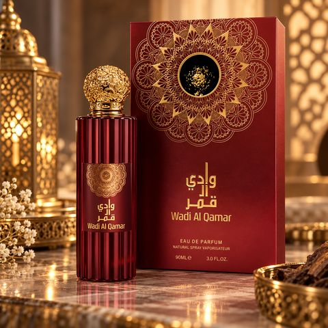 Wadi Al Qamar | وادي القمر Unisex Arabian Perfume – Incense, Raspberry, Sandalwood & Amberwood