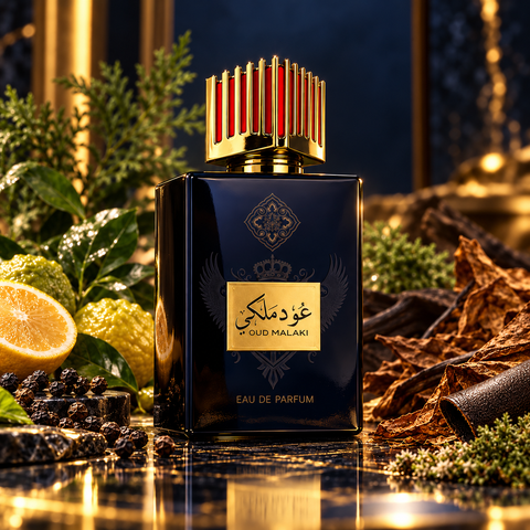 Oud Malaki | عود ملكي Unisex Arabian Perfume – Bergamot, Leather & Tobacco