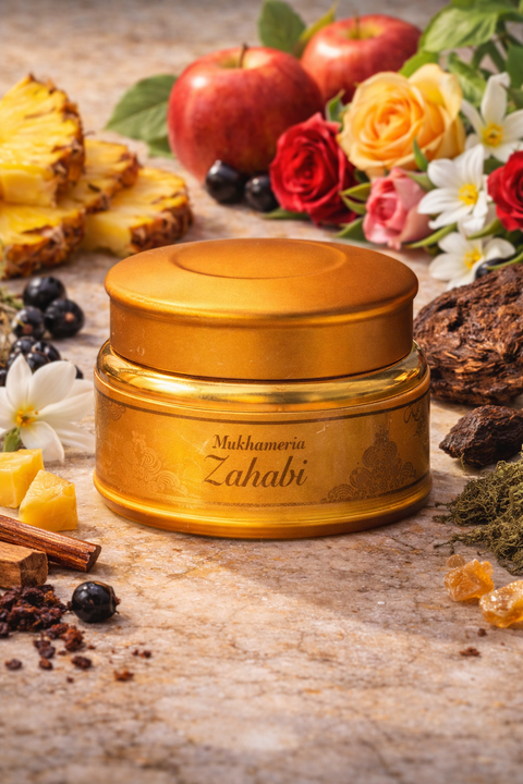 Mukhamria Zahabi Hydrating Skin Moisturizer 30ml – Oud, Pineapple & Musk Jamid Gel