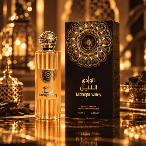 Midnight Valley Unisex Arabian Perfume – Black Currant, Saffron, Rose & Amber
