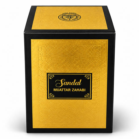 Sandal Muattar Zahabi Gold Arabian Incense – Oud, Rose & Sandalwood | Luxury Muattar