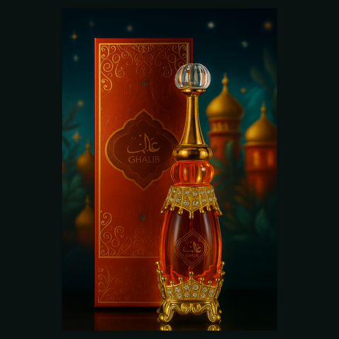 Ghalib – Luxury Arabian Perfume Oil | Elegant Sweet Chypre Floral Scent