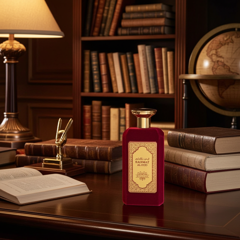 Kalemat Al Arab Perfume – Luxury Arabian Oud Fragrance with Saffron, Musk & Woody Notes