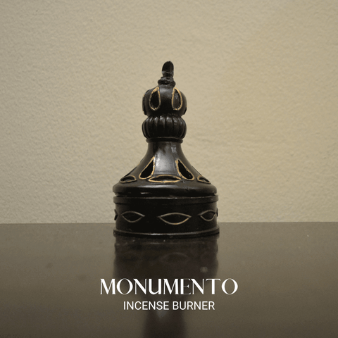 Monumento Incense Burner - Black Gold - HSA Perfumes