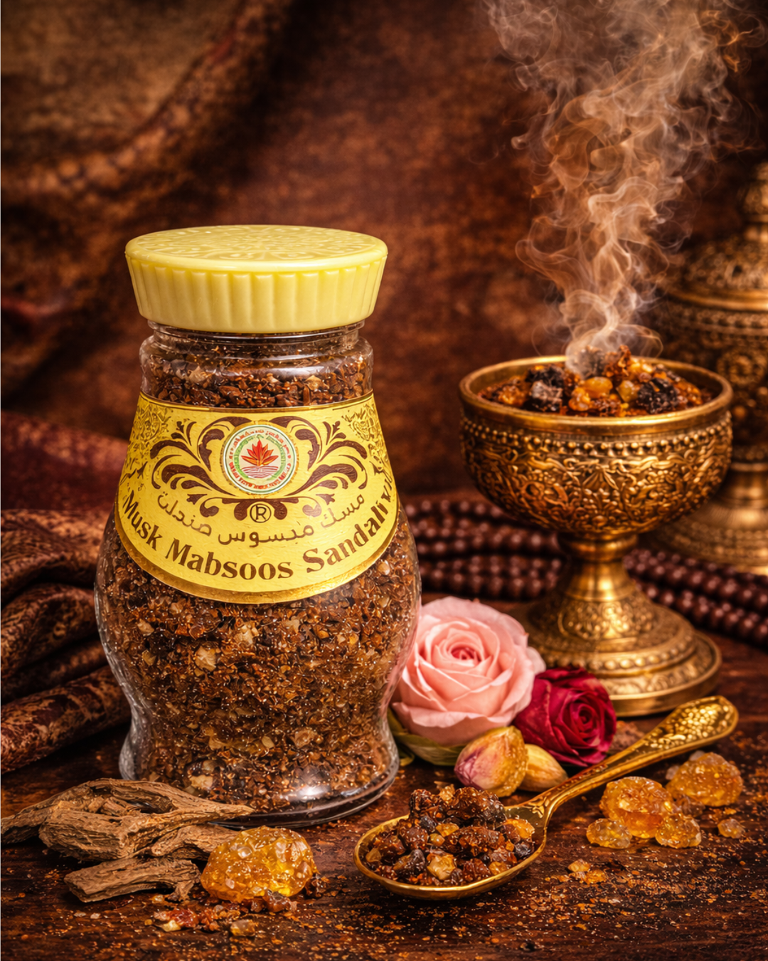 Musk Mabsoos Sandaliya Luxury Arabian Incense With Bulgarian Rose L musk-mabsoos-sandaliya-luxury-arabian-incense-with-bulgarian-rose-l