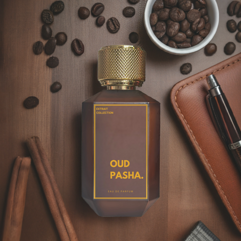 Oud Pasha Perfume – Luxury Smoky Oud Oriental Fragrance with Tobacco, Amber & Musk