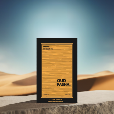 Oud Pasha Perfume – Luxury Smoky Oud Oriental Fragrance with Tobacco, Amber & Musk