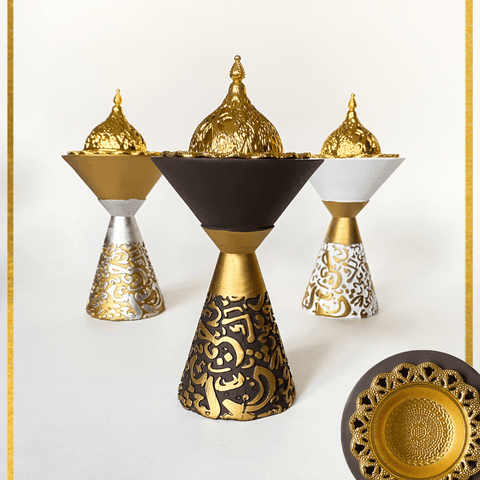 Royal Calligraphy Incense Burner (5 Color) - HSA Perfumes