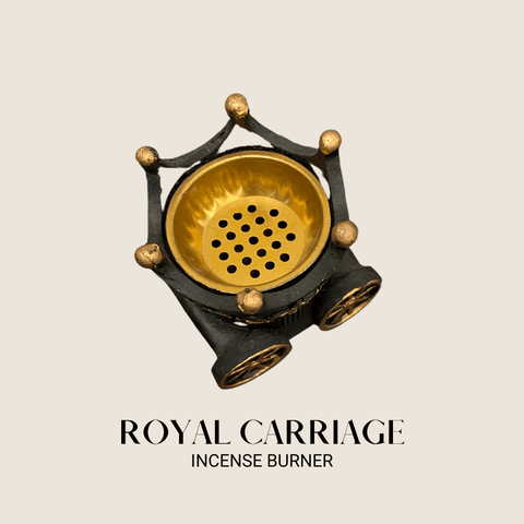 Royal Carriage Incense Burner - Black Gold - HSA Perfumes