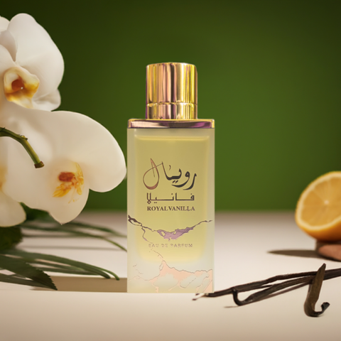 Royal Vanilla Perfume – Luxury Oriental Gourmand Vanilla Fragrance with Amber & Musk